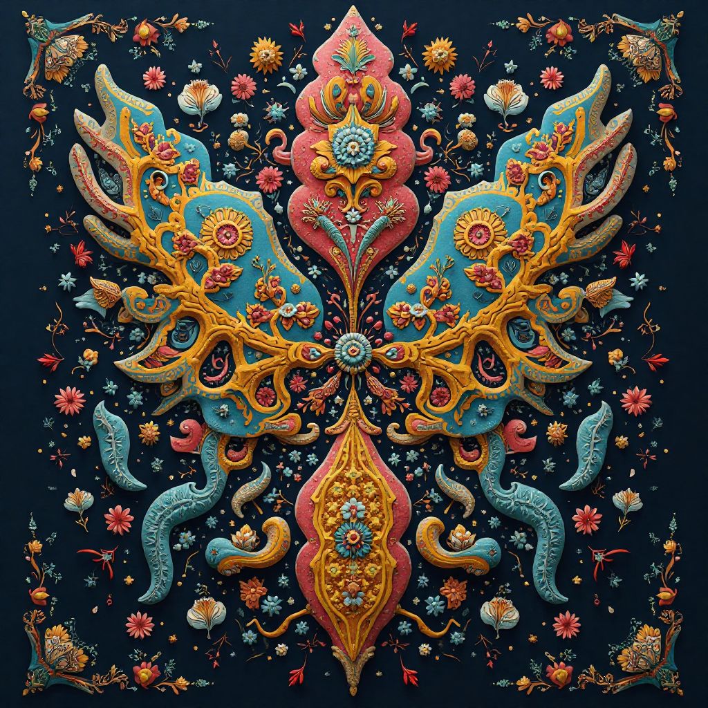 Reprezentare vizuală a misiunii GeoRomania AI cu elemente tradiționale românești